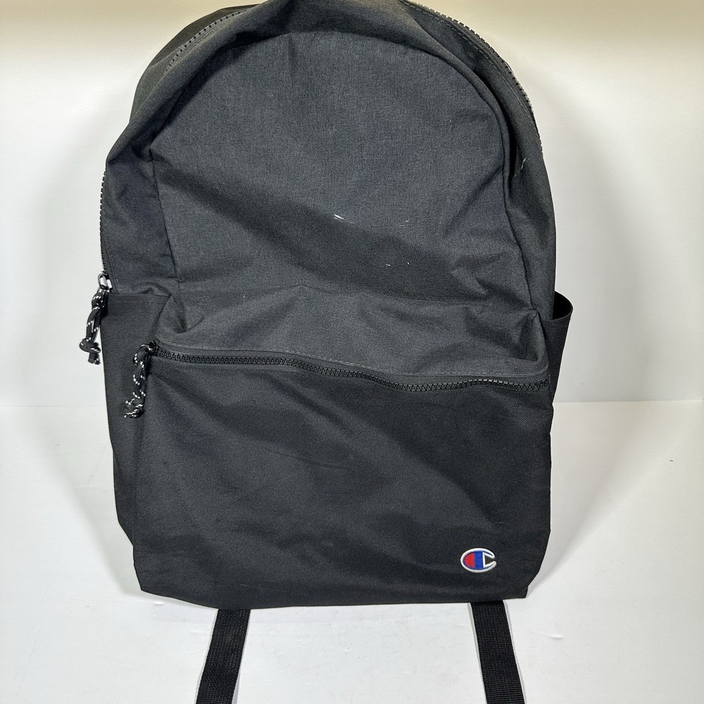 Champion Ascend Backpack Black Large Unisex Kids Adjustable Strap Organizer